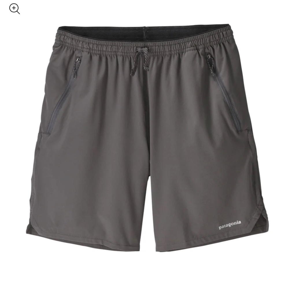 Patagonia nine trails short men’s Gray Athletic Shorts hiking size XL waist 36